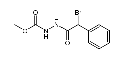 methyl 2-(2-bromo-2-phenylacetyl)hydrazinecarboxylate Structure