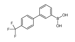 4'-(trifluoromethyl)biphenyl-3-ylboronic acid structure