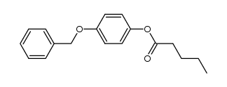 4-(benzyloxy)phenyl pentanoate Structure