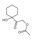 [2-(1-hydroxycyclohexyl)-2-oxoethyl] acetate结构式