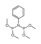 N,N-bis(dimethoxyphosphanyl)aniline结构式