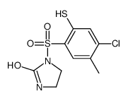 1-(4-chloro-5-methyl-2-sulfanylphenyl)sulfonylimidazolidin-2-one结构式