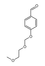 4-((2-甲氧基乙氧基)甲氧基)苯甲醛结构式