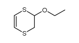 2-ethoxy-2,3-dihydro-[1,4]dithiine Structure