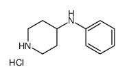 N-phenylpiperidin-4-amine hydrochloride结构式
