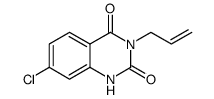 3-allyl-7-chloroquinazoline-2,4(1H,3H)-dione结构式