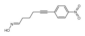 6-(4-nitrophenyl)hex-5-ynal oxime Structure
