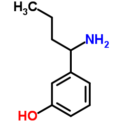 3-(1-Aminobutyl)phenol结构式