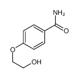 4-(2-hydroxyethoxy)benzamide结构式