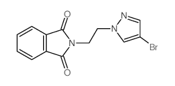 N-(2-(4-溴吡唑-1-基)乙基)邻苯二甲酰亚胺图片