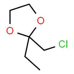 1,3-Dioxolane,2-(chloromethyl)-2-ethyl- picture