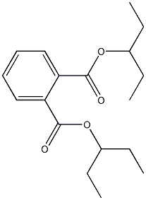 bis(3-Pentyl) Phthalate结构式