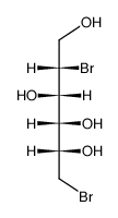 2,6-dibromo-2,6-dideoxy-D-glucitol Structure