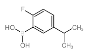 (2-FLUORO-5-ISOPROPYLPHENYL)BORONIC ACID Structure