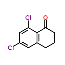 6,8-Dichloro-3,4-dihydro-1(2H)-naphthalenone结构式