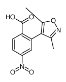 2-(3,5-dimethyl-1,2-oxazol-4-yl)-4-nitrobenzoic acid Structure