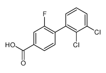 4-(2,3-dichlorophenyl)-3-fluorobenzoic acid结构式
