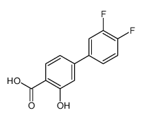 4-(3,4-difluorophenyl)-2-hydroxybenzoic acid结构式