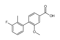 4-(3-fluoro-2-methylphenyl)-3-methoxybenzoic acid Structure