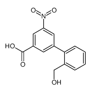 3-[2-(hydroxymethyl)phenyl]-5-nitrobenzoic acid Structure