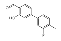 4-(3-fluoro-4-methylphenyl)-2-hydroxybenzaldehyde Structure