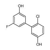 4-chloro-3-(3-fluoro-5-hydroxyphenyl)phenol结构式