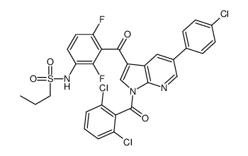 N-(3-(5-(4-CHLOROPHENYL)-1-(2,6-DICHLOROBENZOYL) structure