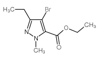 4-BROMO-3-ETHYL-1-METHYL-1H-PYRAZOLE-5-CARBOXYLIC ACID ETHYL ESTER picture