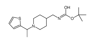 [1-(1-Thiophen-2-yl-ethyl)-piperidin-4-ylmethyl]-carbamic acid tert-butyl ester picture