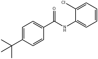 4-tert-butyl-N-(2-chlorophenyl)benzamide结构式
