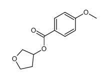 tetrahydrofuran-3-yl 4-methoxybenzoate结构式