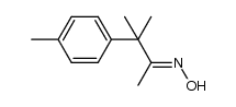 3-methyl-3-(p-methylphenyl)-2-butanone oxime Structure