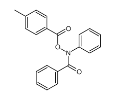 O-(4-methylbenzoyl)-N-phenyl-benzohydroxamic acid Structure