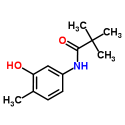 N-(3-Hydroxy-4-methylphenyl)-2,2-dimethylpropanamide Structure