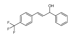 1-phenyl-3-(4-(trifluoromethyl)phenyl)prop-2-en-1-ol Structure