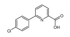 6-(4-氯苯基)-2-吡啶羧酸结构式