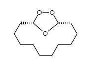 (1R,12S)-13,14,15-trioxabicyclo[10.2.1]pentadecane结构式