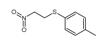 1-methyl-4-[(2-nitroethyl)sulfanyl]benzene结构式