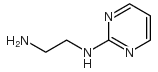 N1-(嘧啶-2-基)乙烷-1,2-二胺结构式