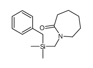 1-[[benzyl(dimethyl)silyl]methyl]azepan-2-one Structure