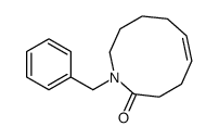 1-benzyl-2,3,4,5,8,9-hexahydroazecin-10-one Structure