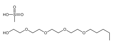 methanesulfonic acid,2-[2-[2-(2-pentoxyethoxy)ethoxy]ethoxy]ethanol Structure