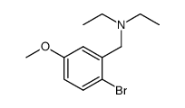 2-bromo-5-methoxy-n,n-diethylbenzylamine结构式