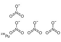 plutonium-239,tetranitrate Structure