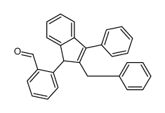 2-(2-benzyl-3-phenyl-1H-inden-1-yl)benzaldehyde Structure