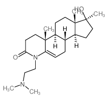 1-(2-(dimethylamino)ethyl)-7-hydroxy-4a,6a,7-trimethyl-1,3,4,4a,4b,5,6,6a,7,8,9,9a,9b,10-tetradecahydro-2H-indeno[5,4-f]quinolin-2-one结构式