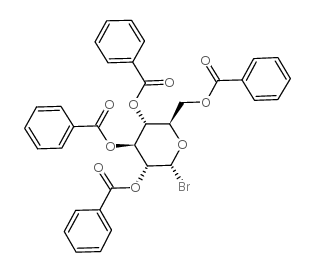 2-D-溴化吡喃葡糖-四苄酯结构式