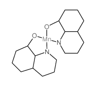 Manganese,bis(8-quinolinolato-kN1,kO8)-, (T-4)-结构式