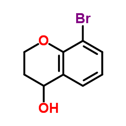 8-Bromo-4-chromanol Structure