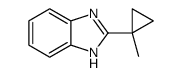 1H-Benzimidazole,2-(1-methylcyclopropyl)-(9CI) structure